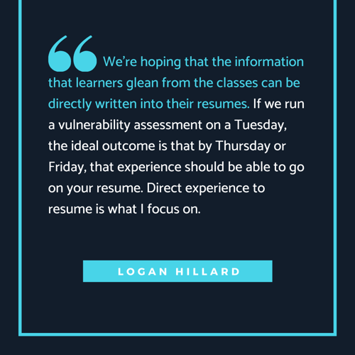 Divergence Academy _ Logan Hillard _ direct experience to resume